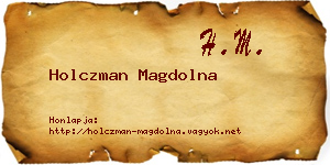 Holczman Magdolna névjegykártya